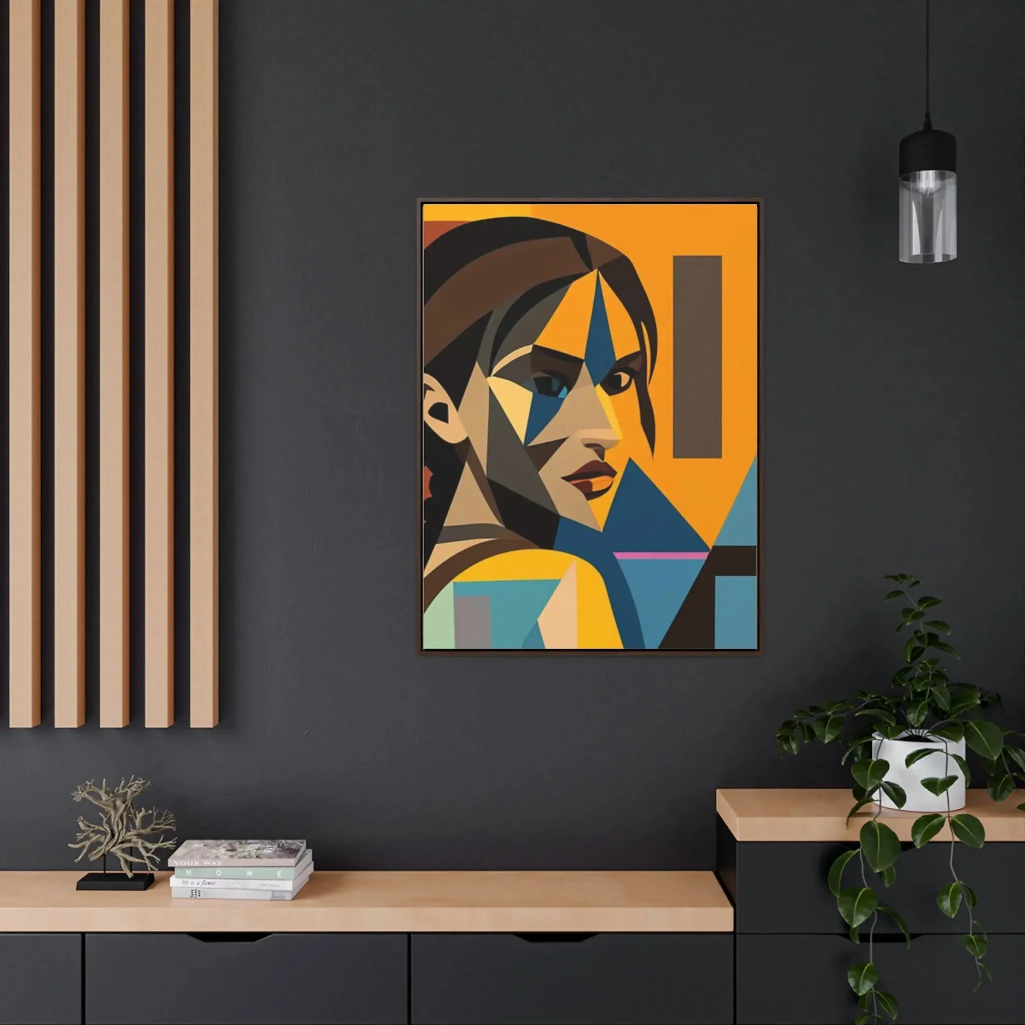 Tomb Raider Gallery Canvas Wraps, Vertical Frame