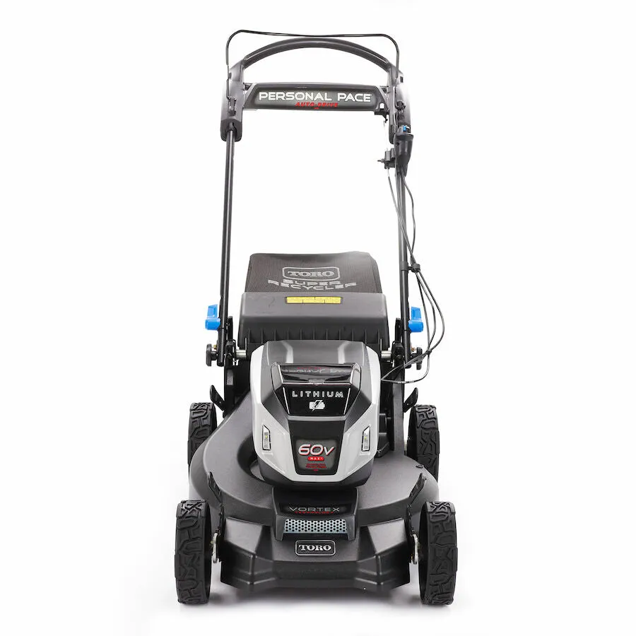 Toro	60V Max* 21 in. (53 cm) Super Recycler® w/Personal Pace® & SmartStow® Lawn Mower with 7.5Ah Battery (21568)