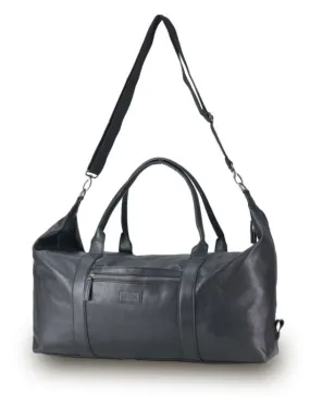 Tosca - VG012 Vegan Leather Duffle bag - Black