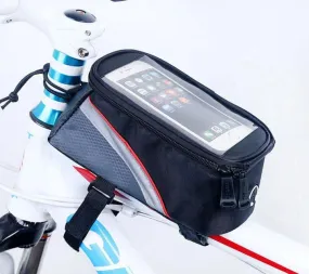 Touch screen bike bag