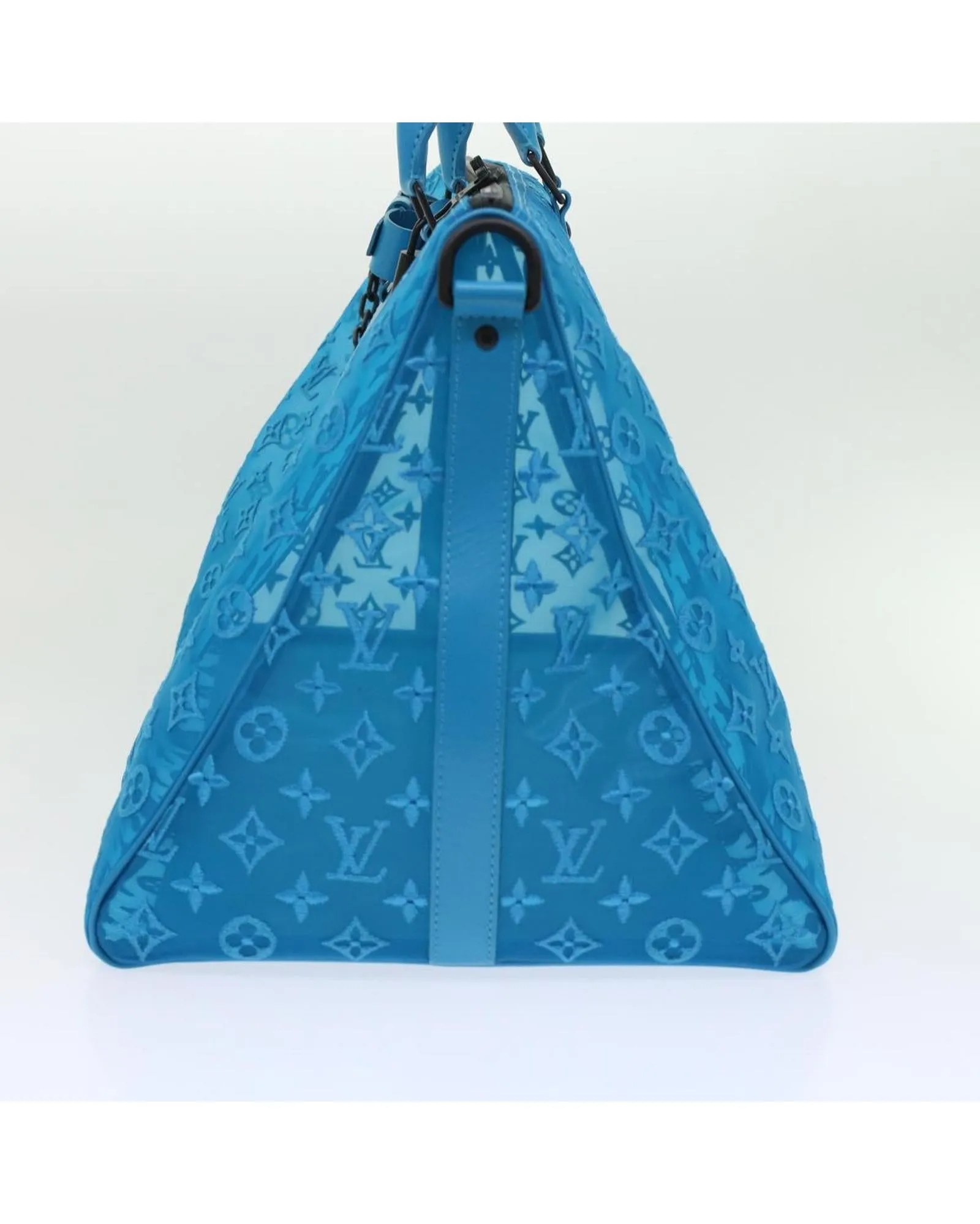 Turquoise Monogram Boston Bag with Accessories