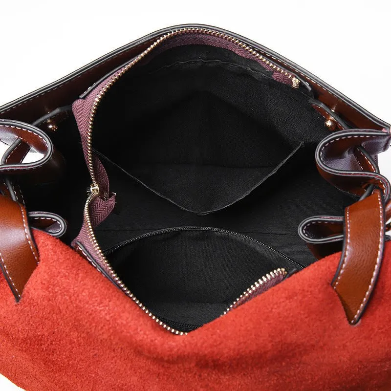 Vintage Genuine Leather Ladies Messenger Bag