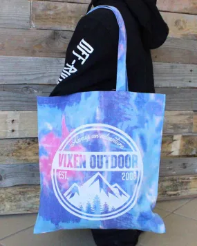 Vixen Outdoor Tie Dye Canvas Tote - Candy