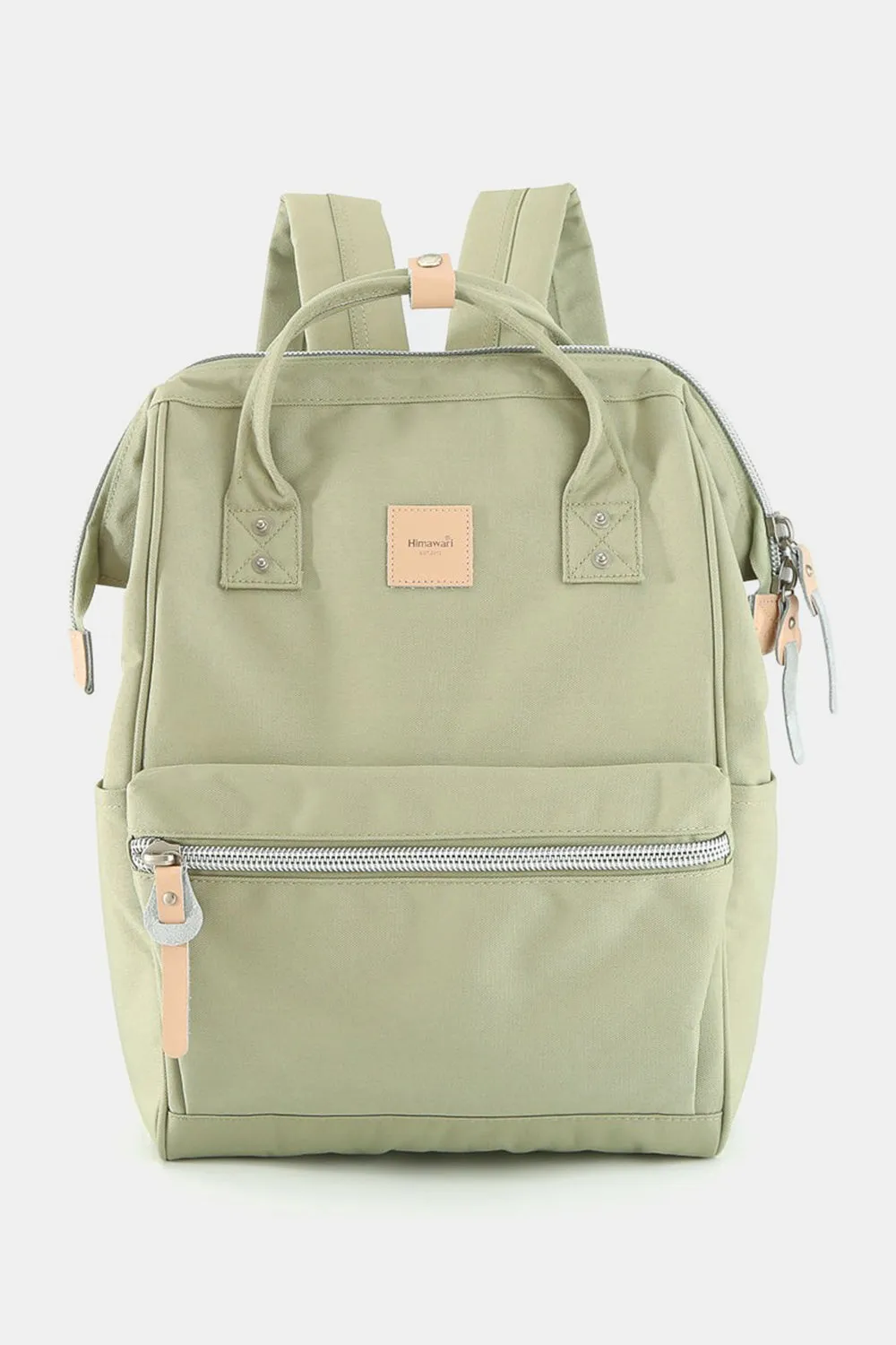 Water Resistant Canvas Backpack Bag with Side Pockets