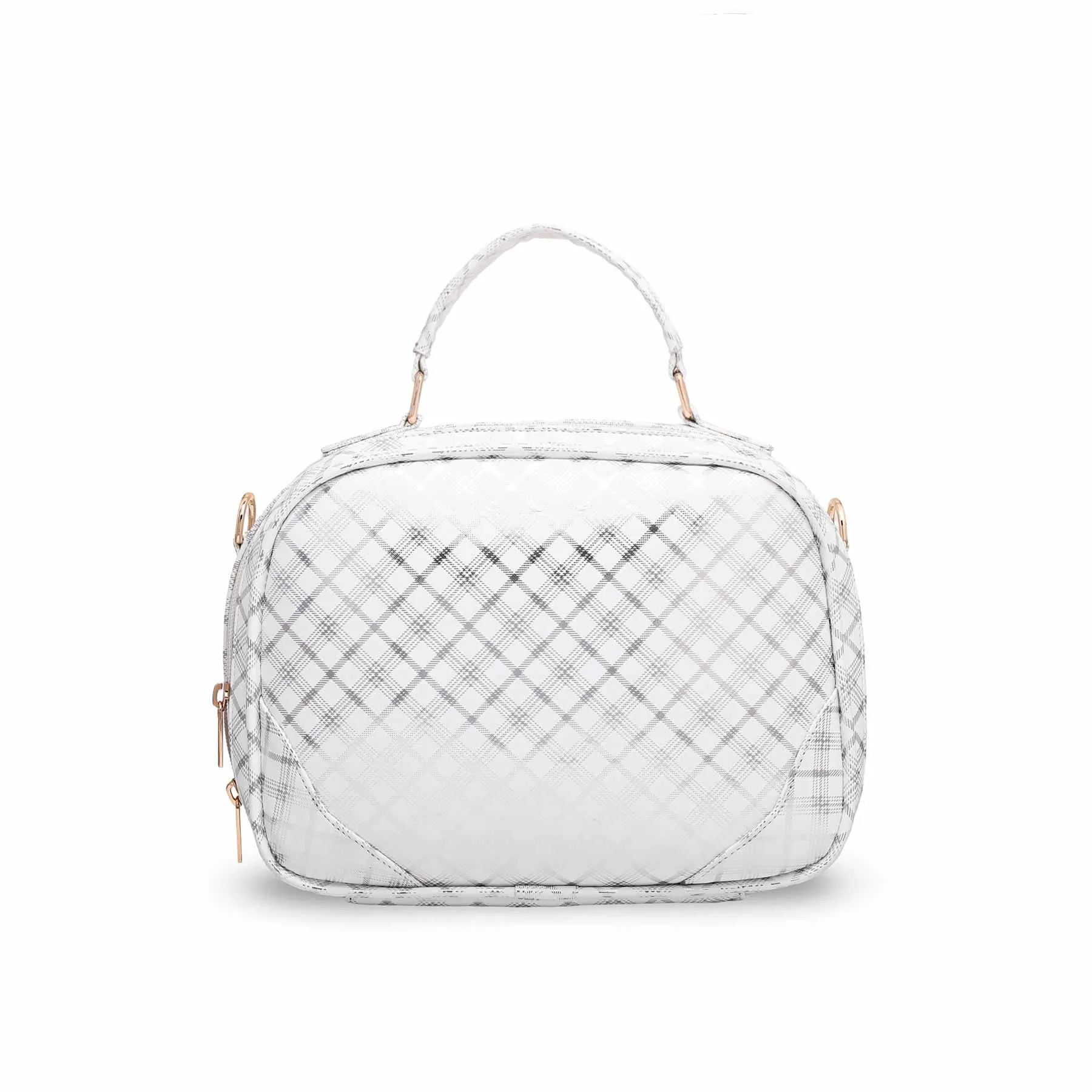 White Casual Shoulder Bag P55583