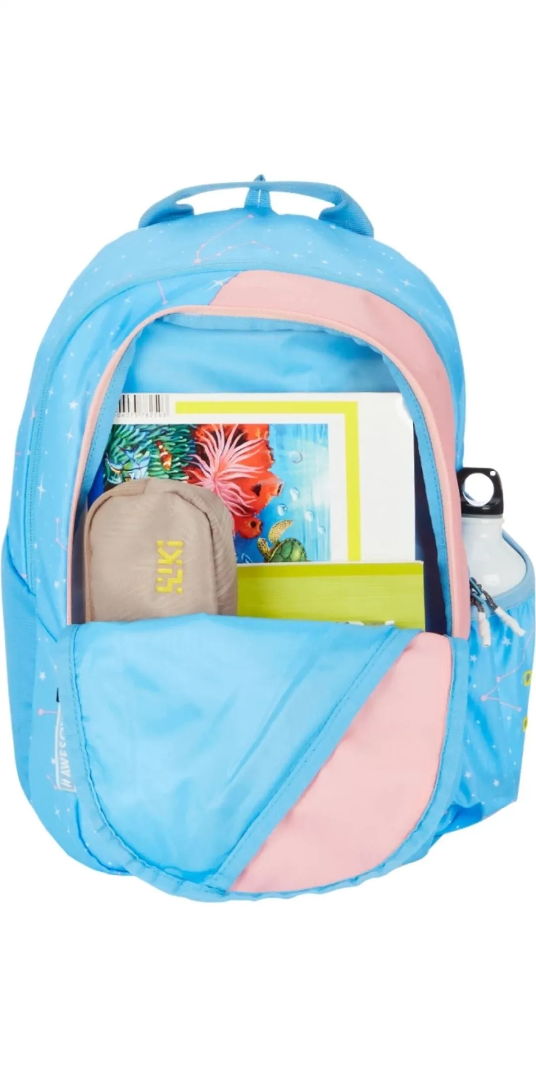 wildcraft wiki girl 1 constellation light blue school bag | back pack