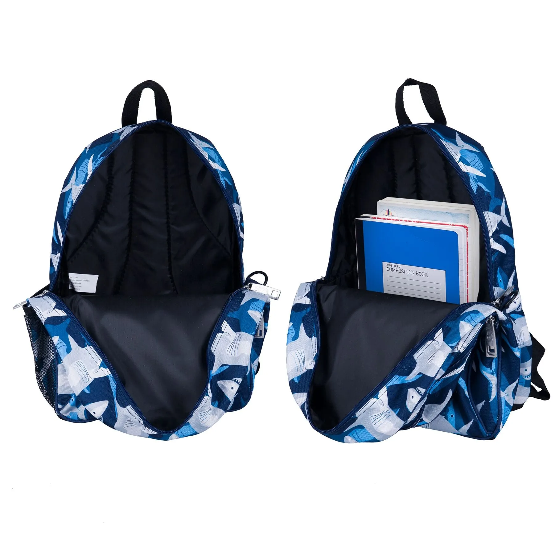 Wildkin Sharks Sidekick Backpack School Bag