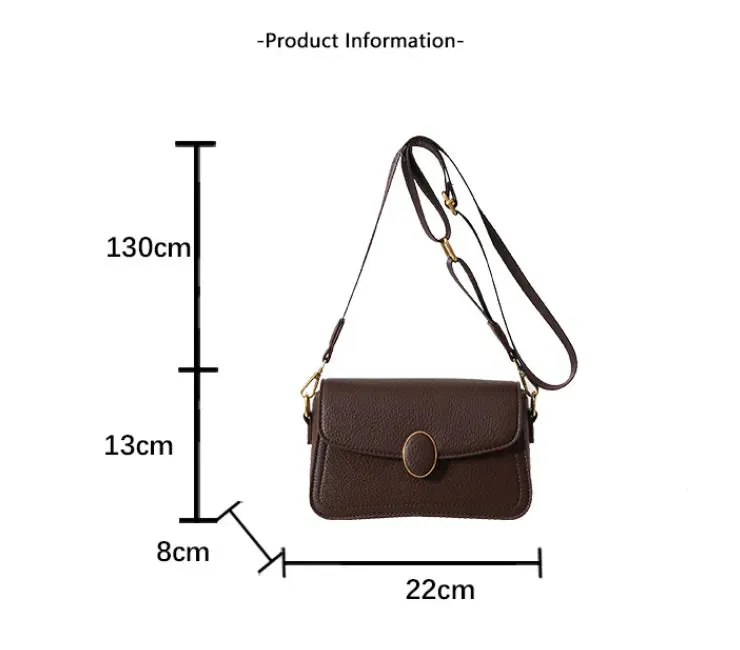 Women's Small Wide Shoulder Strap Shoulder Bag