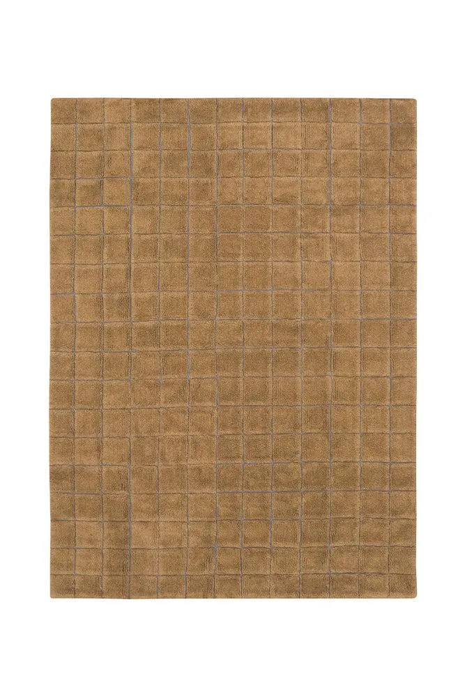 WOOL AREA RUG MOSAIC OCHRE