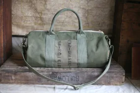 WWII era Canvas Mini Duffel Bag - SOLD