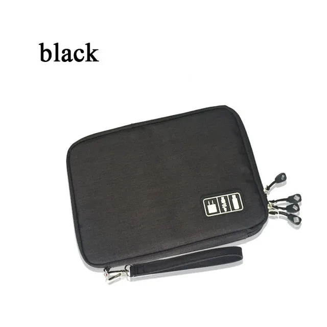 Yesello Waterproof Ipad Organizer USB Data Cable Earphone Wire Pen Power Bank Travel Accessories Case Digital Gadget Devices Bag