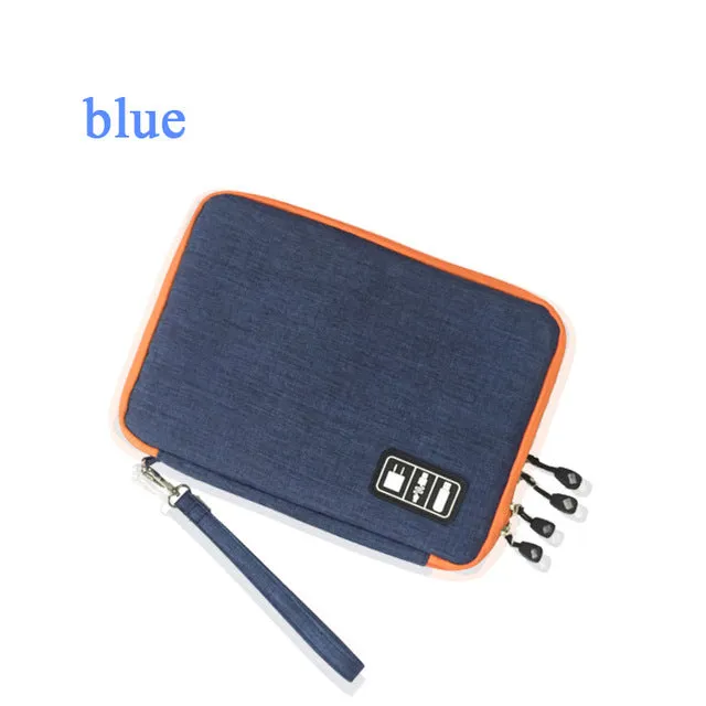 Yesello Waterproof Ipad Organizer USB Data Cable Earphone Wire Pen Power Bank Travel Accessories Case Digital Gadget Devices Bag