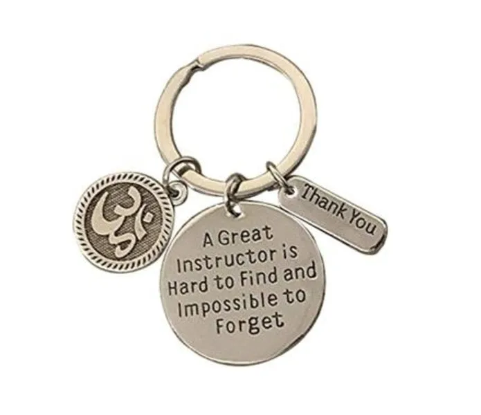 Yoga Instructor Keychain