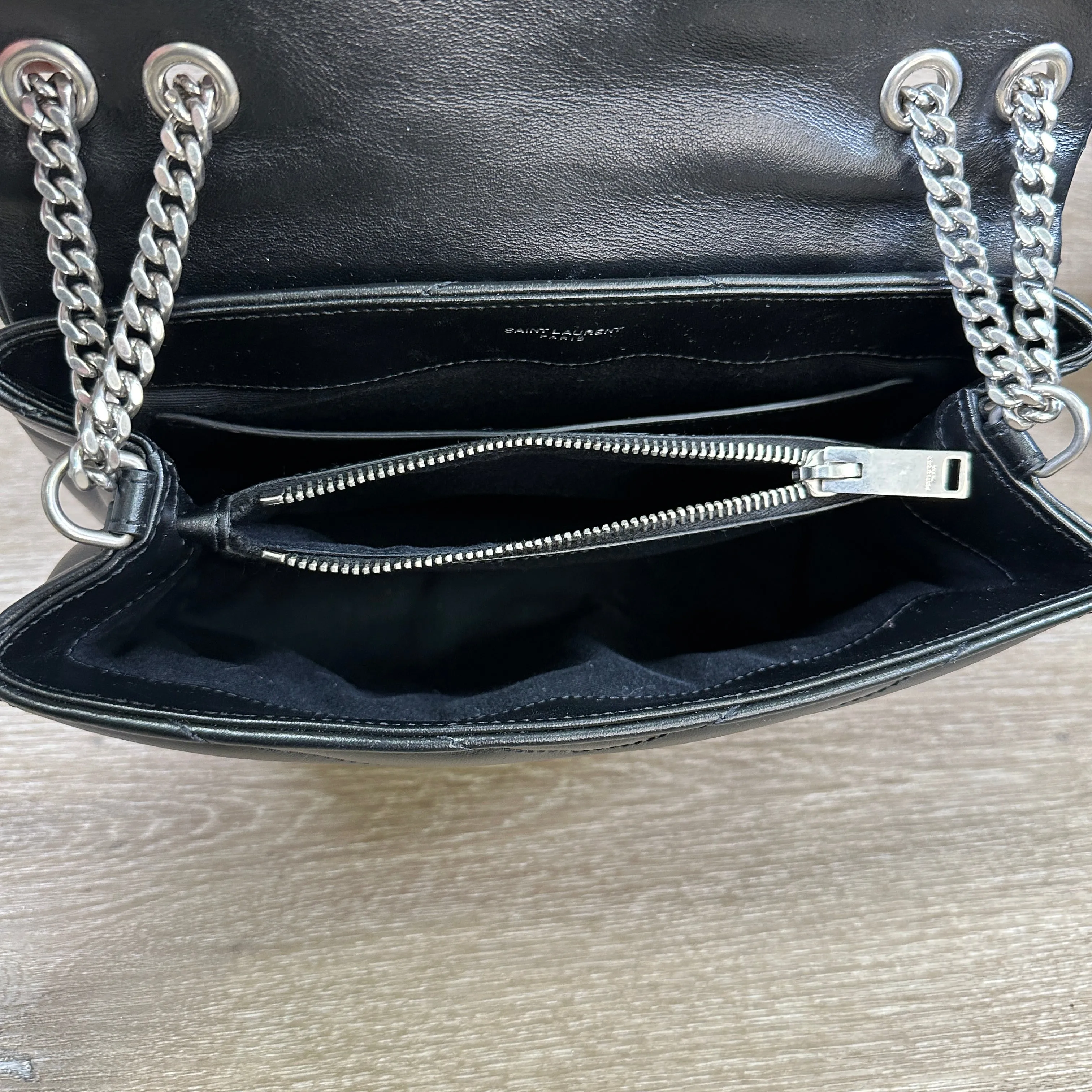 YSL Loulou Small Chain Bag in Quilted "Y" Leather