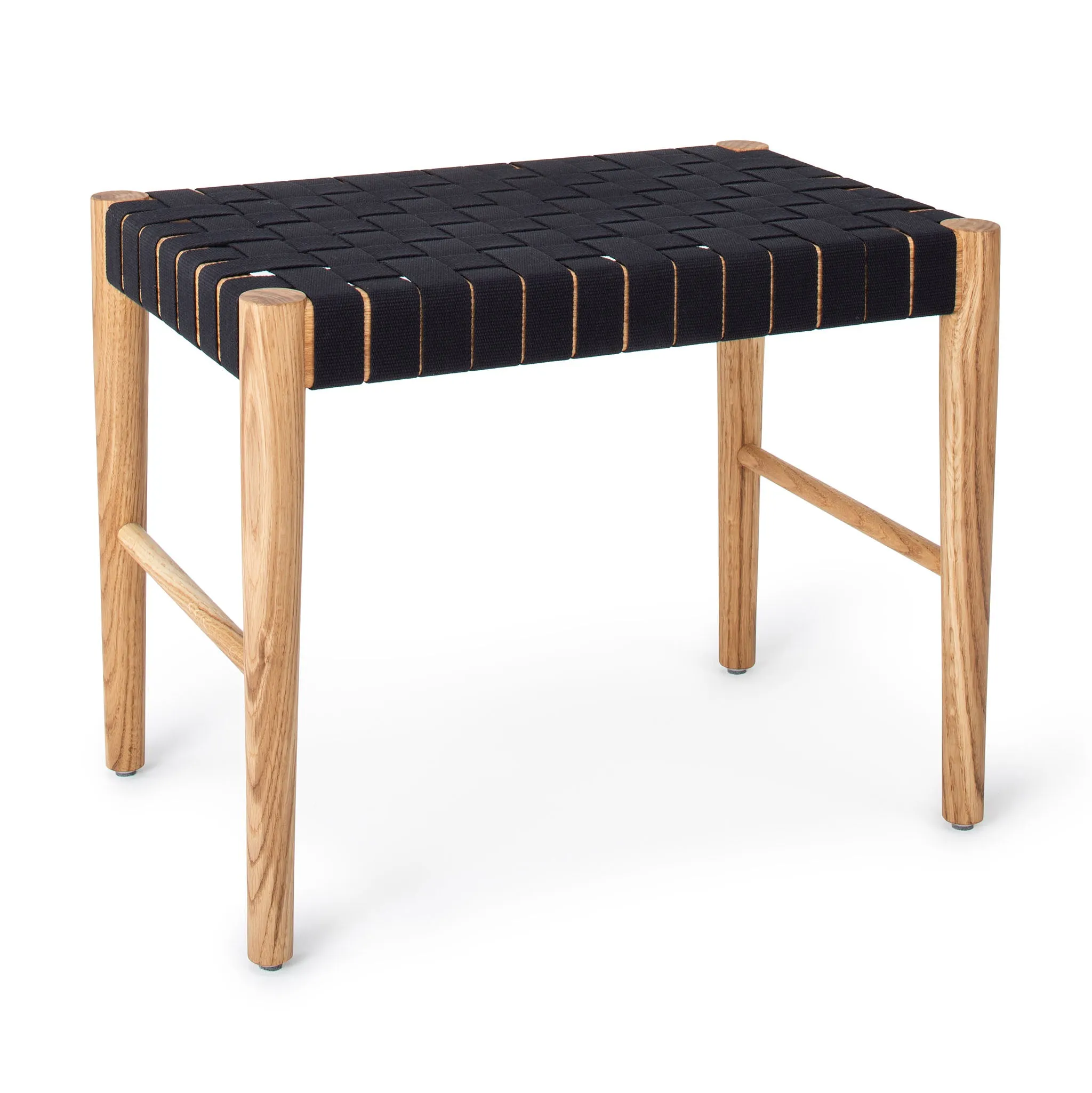 Zenica Stool [Natural Oiled Oak & Black]