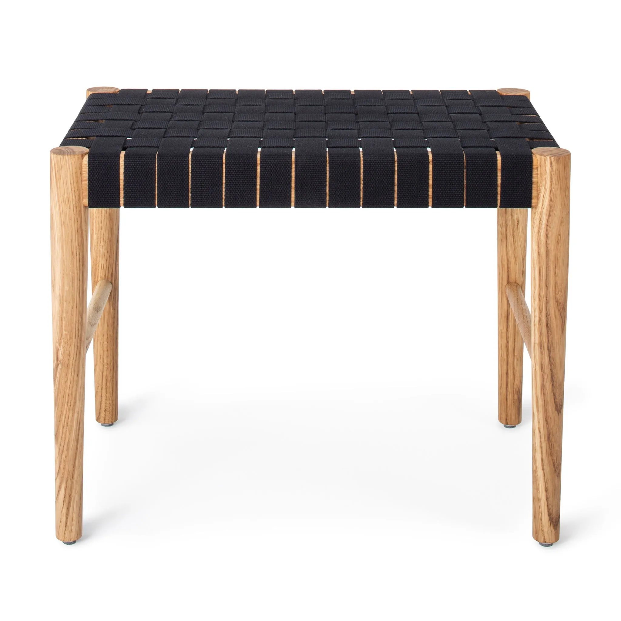 Zenica Stool [Natural Oiled Oak & Black]