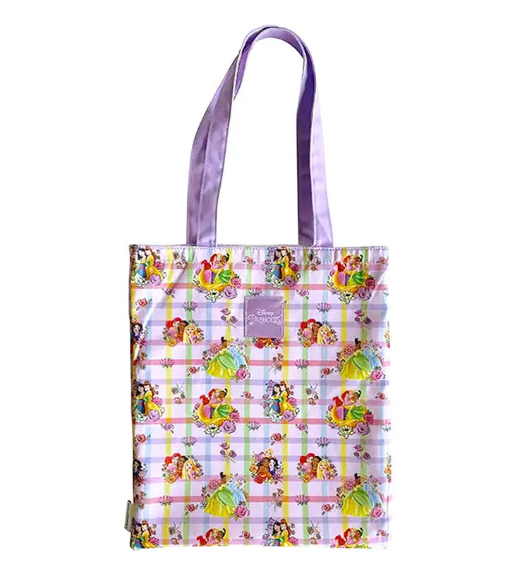 Zippies Lab Disney Floral Plaid Reverso Tote