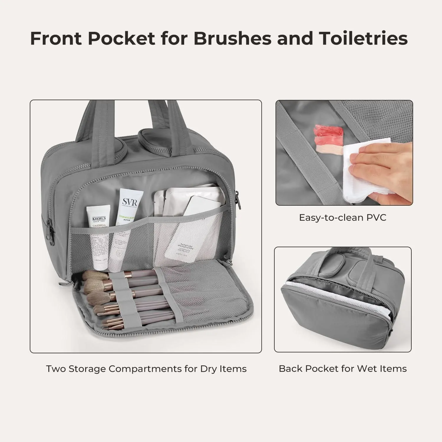 Zora Spacesaver 4-in-1 Toiletry Bag