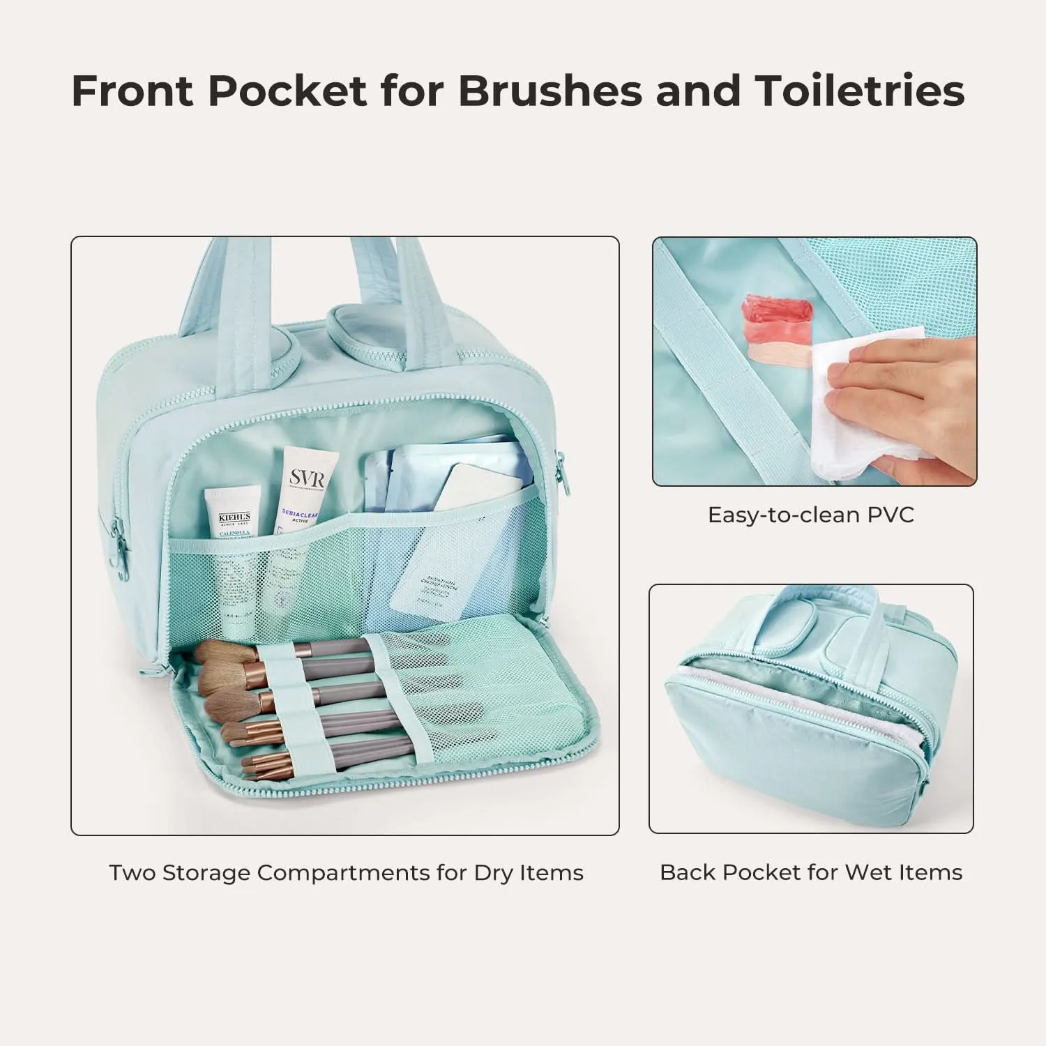 Zora Spacesaver 4-in-1 Toiletry Bag